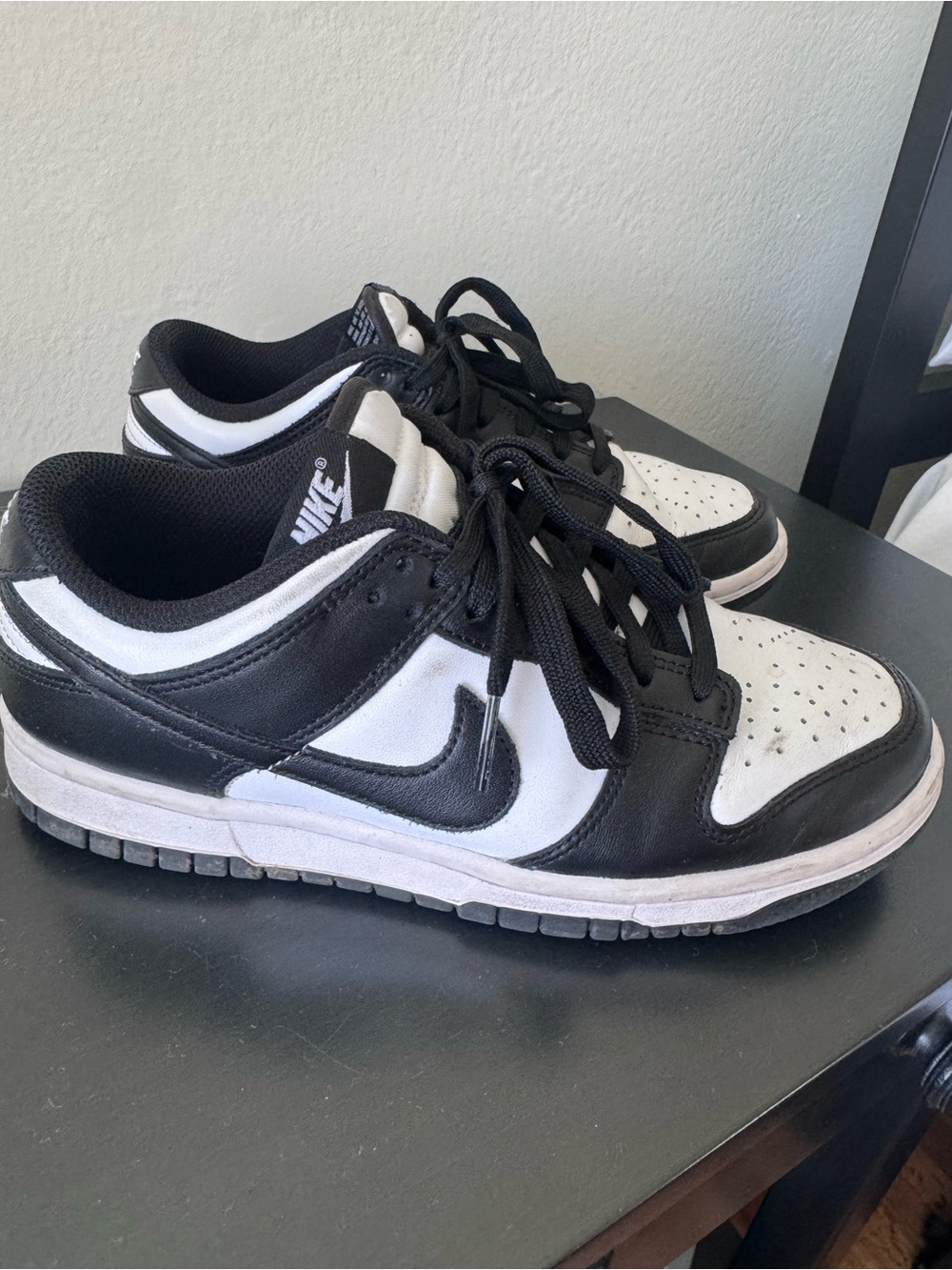Nike Black and White Low-Top Sneakers (Panda SB)